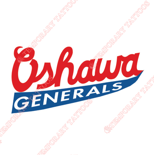 Oshawa Generals Customize Temporary Tattoos Stickers NO.7361